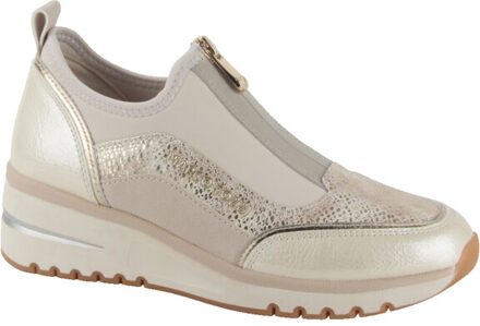 Marco Tozzi 2-24780-45-402 dames instappers sportief Beige - 37