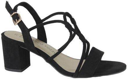 Marco Tozzi 2-28308-42-001 dames sandalen gekleed Zwart - 37