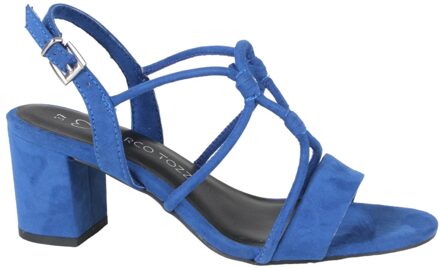 Marco Tozzi 2-28308-42-838 dames sandalen gekleed Blauw - 37