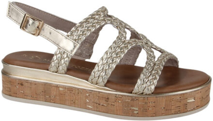 Marco Tozzi 2-28700-44-940 dames sandalen sportief Zilver - 40