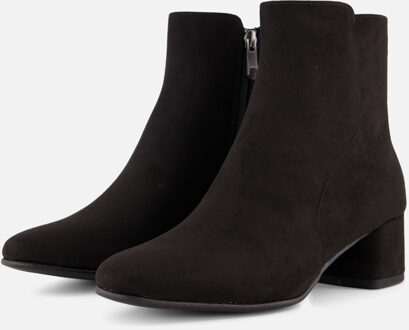 Marco Tozzi Enkellaarsjes zwart Textiel - 36,37,38,39,40,41,42