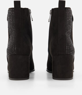 Marco Tozzi Enkellaarsjes zwart Textiel - 37,38,39,40,41,36,42