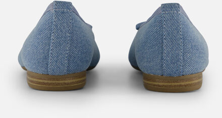 Marco Tozzi Instappers denim Textiel Blauw - 38