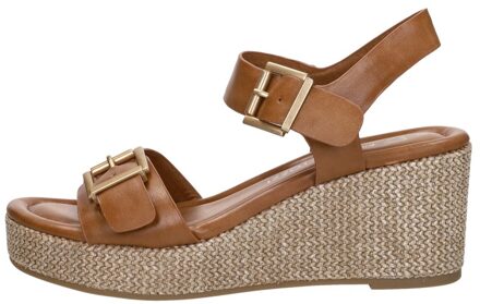 Marco Tozzi Sandalen Hak Cognac - 39