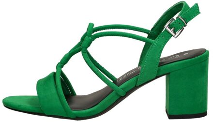 Marco Tozzi Sandalen Hak Groen - 37