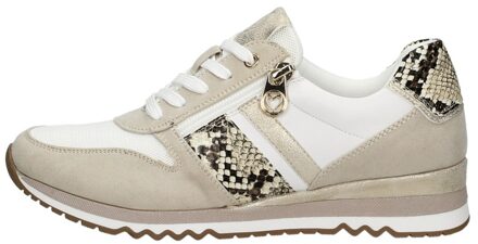 Marco Tozzi Sneaker Dames Wit/Beige