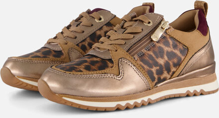 Marco Tozzi Sneakers Laag Goudkleur - 36