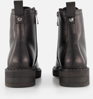 Marco Tozzi Veterboots zwart Synthetisch - 37,38,39