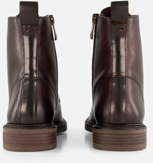 Marco Tozzi Veterboots zwart Synthetisch Bruin - 38,39