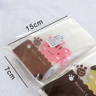 Marebell 30pcs Kerst Verpakking Zakken Voor Cookies Sticky Papier Cartoon Kerstman Partij kinderen Dag Biscuit Bakken Verpakking kat en sticker