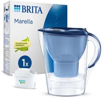 Marella Waterfilterkan Blauw 2.4L - 1 MAXTRA PRO AIO Filter - Duurzaam verpakt