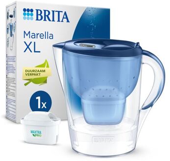 Marella XL Waterfilterkan Blauw 3.5L - 1 MAXTRA PRO AIO Filter - Duurzaam verpakt