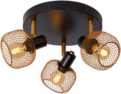 MAREN Plafondspot 3xE14 - Mat Goud | Messing