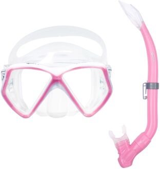 Mares Combo Pirate Snorkelset Junior roze - wit - 1-SIZE