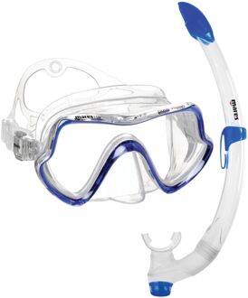 Mares Combo Pure Vision Snorkelset Senior blauw - wit - 1-SIZE