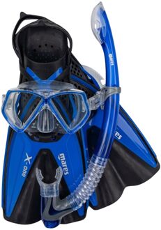 Mares X-One Pirate Snorkelset Junior blauw - zwart - 24-29