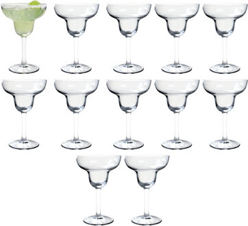 Margarita glazen set - 12x - gehard glas - 44 cl - cocktail glas