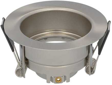 Mari - LED Inbouwspot - Verzonken armatuur - Diameter 85mm - GU10 Fitting incl. lamphouder - IP65 voor badkamer en buiten - Rond - RVS