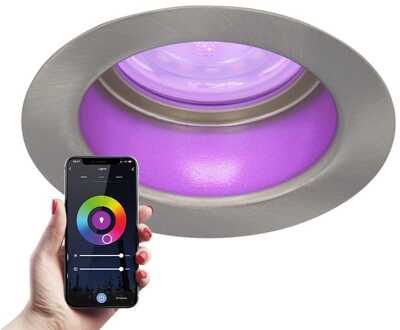 Mari Smart Inbouwspots RGBWW IP65 Zilver