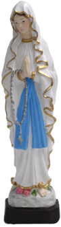 Maria Lourdes beeldje - biddend - 20 cm - polystone - religieuze beelden