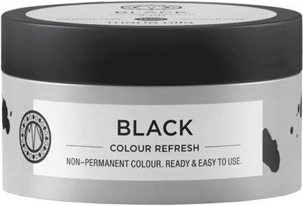 Maria Nila Black Color Refresh Mask - Gentle nourishing mask without permanent color pigments