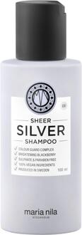 Maria Nila Sheer Silver Shampoo - Shampoo neutralizing yellow tones of hair (L)