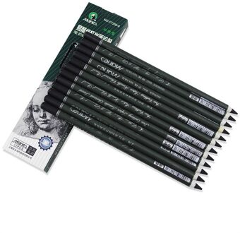 Marie's houtskool C7350 schets soft medium harde te snijden papier pole beginner schets pen houtskool zachte art supplies medium charcoal