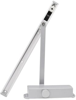 Marie4403H Aluminium Deurdranger Hydraulische Automatische Stille Sluiten Deur Non-Positionering Kantoor Residentiële For40-65kg Deur zilver