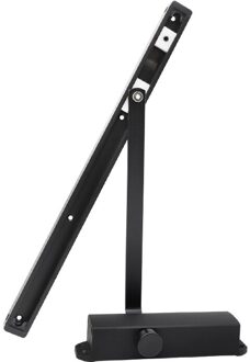 Marie4403H Aluminium Deurdranger Hydraulische Automatische Stille Sluiten Deur Non-Positionering Kantoor Residentiële For40-65kg Deur zwart