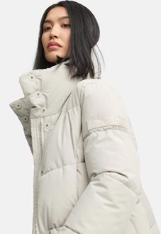 Marikoo dames gewatteerde jas Yukanii met capuchon & ritszakken Grijs