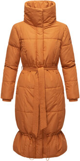 Marikoo dames winterjas Mirenaa – Lang & Elegant Warm Bruin