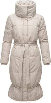 Marikoo dames winterjas Mirenaa – Lang & Elegant Warm Grijs