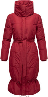 Marikoo dames winterjas Mirenaa – Lang & Elegant Warm Rood