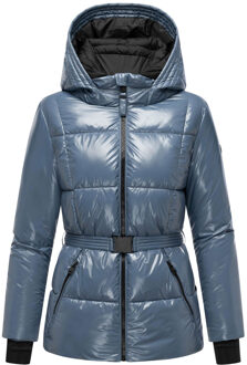 Marikoo Eisglanz dames winterjas – stijlvol, warm & functioneel Blauw - M