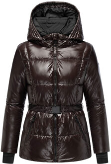 Marikoo Eisglanz dames winterjas – stijlvol, warm & functioneel Bruin