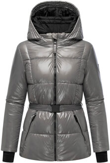 Marikoo Eisglanz dames winterjas – stijlvol, warm & functioneel - maat Grijs