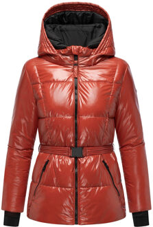 Marikoo Eisglanz dames winterjas – stijlvol, warm & functioneel - maat Rood