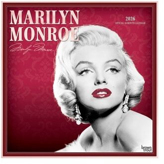 Marilyn Monroe 2026 Square Flap Foil Calendar - Browntrout