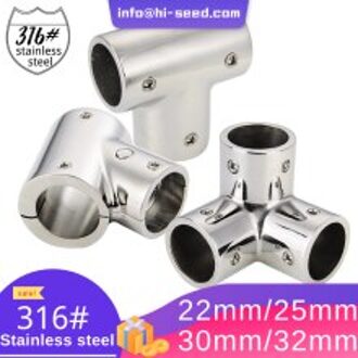 Marine Accessoires Varen Levert Rvs Spiegel Zilver Polish Tees Fitting 25mm