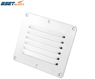 Marine Grade Roestvrij Staal 316 Boot Marine Vierkante Air Vent Luifel Vent Grille Ventilatie Louvered Ventilator Grill Cover