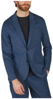 Marineblauwe Casual Fit Blazer PS By Paul Smith , Blue , Heren - L,S
