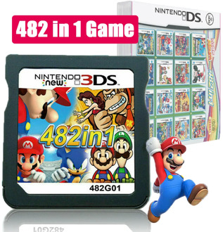 Mario Album Video Game Card 482 In 1 Cartridge Console Card For NDS NDSL 2DS 3DS 3DSLL NDSI