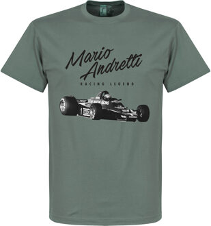 Mario Andretti T-Shirt - Grijs