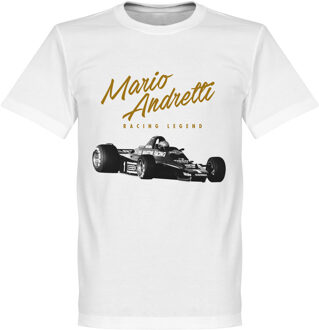 Mario Andretti T-Shirt - Wit