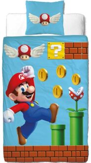 Mario - Dekbedovertrek - Eenpersoons - 140 x 200 cm - Multi Multicolor