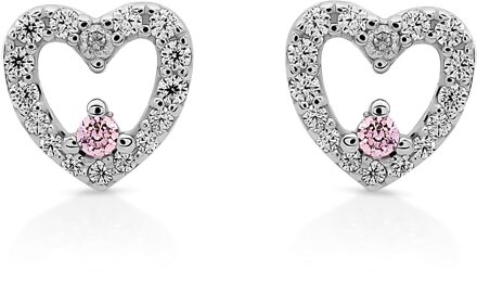 'Marise' Dames 925 Sterling Zilveren Set: Ketting + Oorbellen - Zilver SET-7488 - One Size