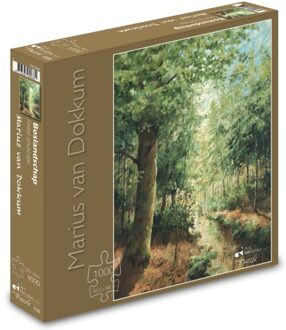 Marius van Dokkum - Boslandschap Puzzel (1000 stukjes)