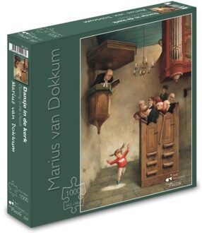 Marius van Dokkum - Dansje in de Kerk Puzzel (1000 stukjes)