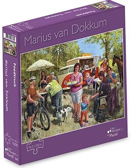 Marius Van Dokkum - Foodtruck- Puzzel 1000 Stukjes