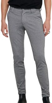 Mark 0209 Heren Slim Broek - Grijs - Maat W36 X L32